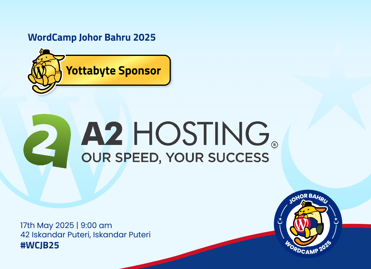 A Big Thank You to A2 Hosting, Our Yottabyte Sponsor!