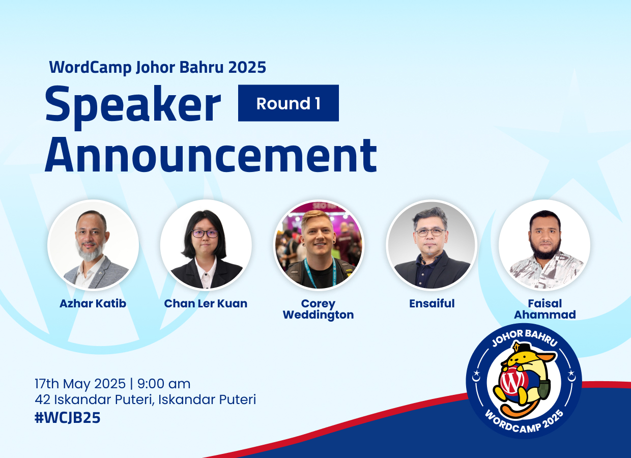 Introducing Speakers Round 1