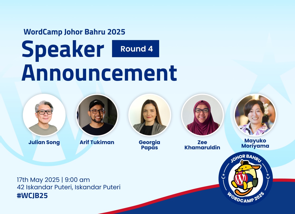 Introducing Speakers Round 4