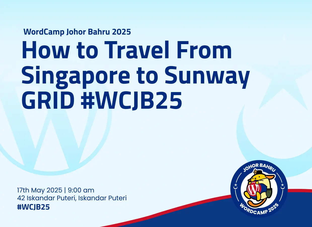 How to Travel from Singapore to Sunway GRID, Johor Bahru